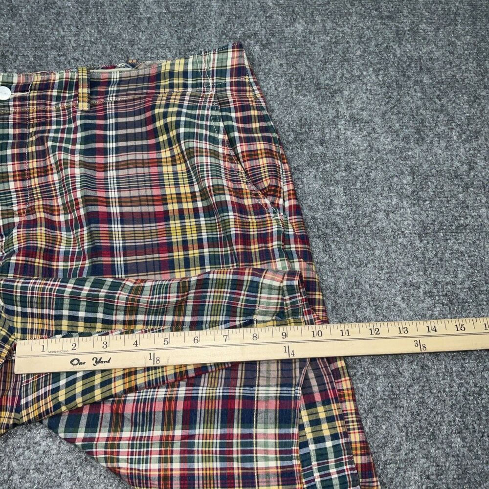 Polo Ralph Lauren Shorts Mens Size 38 Bleeker Madras Casual Preppy - Picture 7 of 11